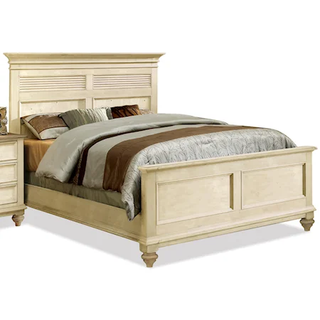 Twin Shutter Panel Headboard & Footboard Bed